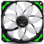 Nox Hummer H-Fan LED Ventilador de Carcasa 12 cm Verde, Negro, Blanco